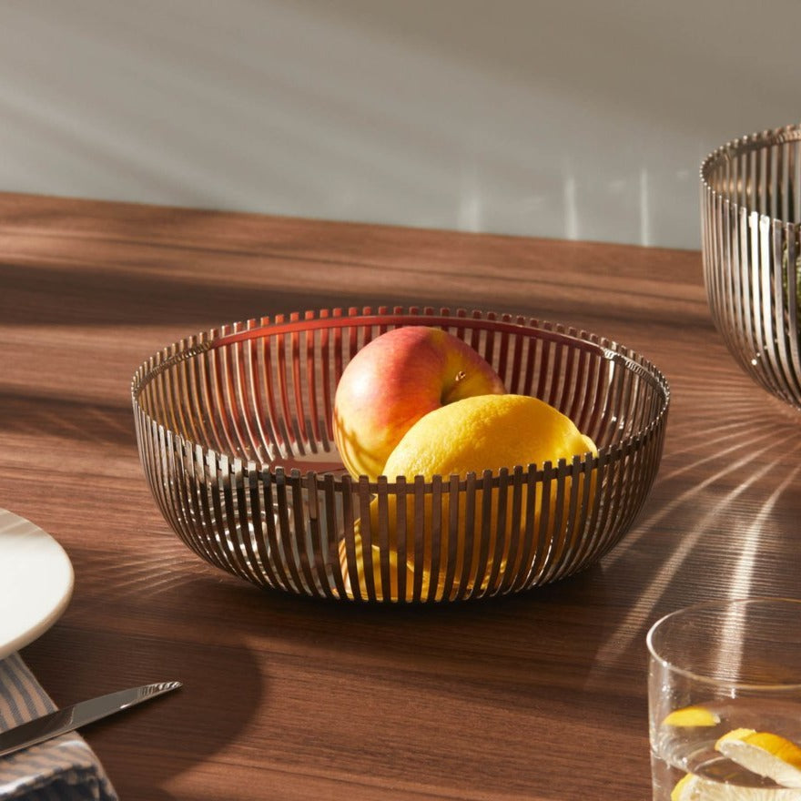 Alessi Round Basket Stainless Steel by Pierre Charpin | Panik Design