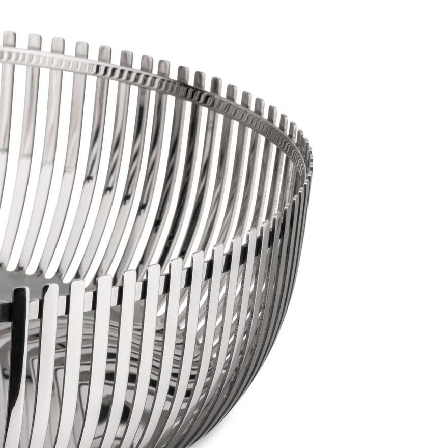 Alessi Round Basket Stainless Steel by Pierre Charpin | Panik Design