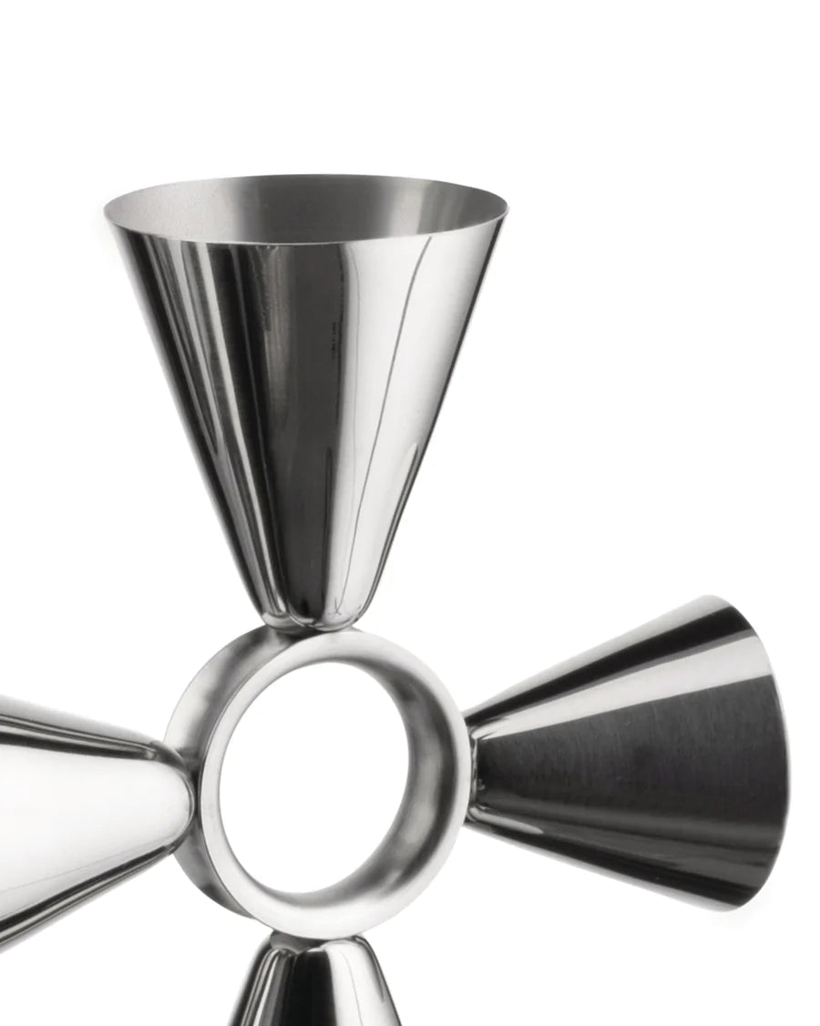 Alessi The Tending Box Quadri Combo Jigger | Panik Design