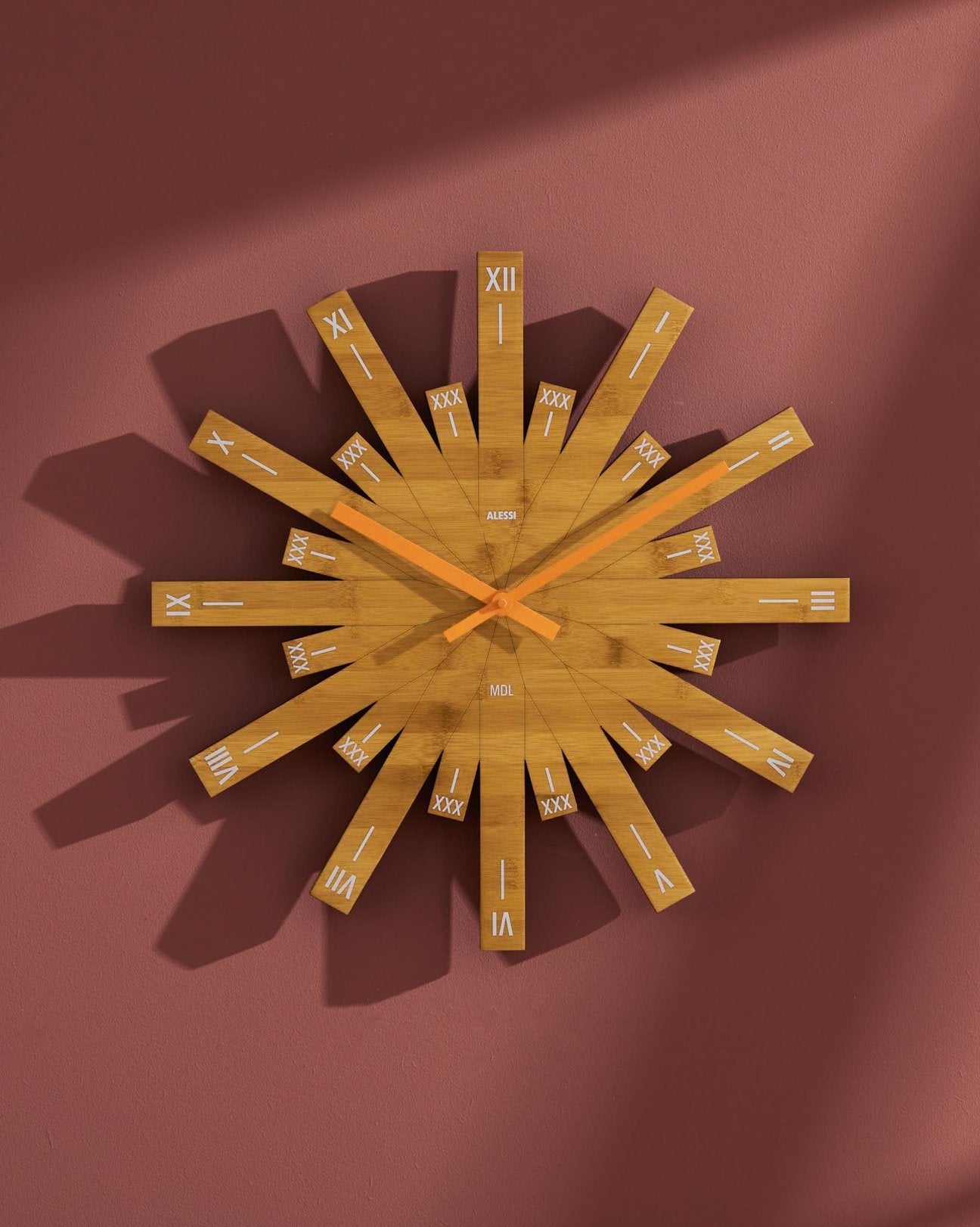 Alessi Wall Clock Sunny Time Raggiante | Panik Design