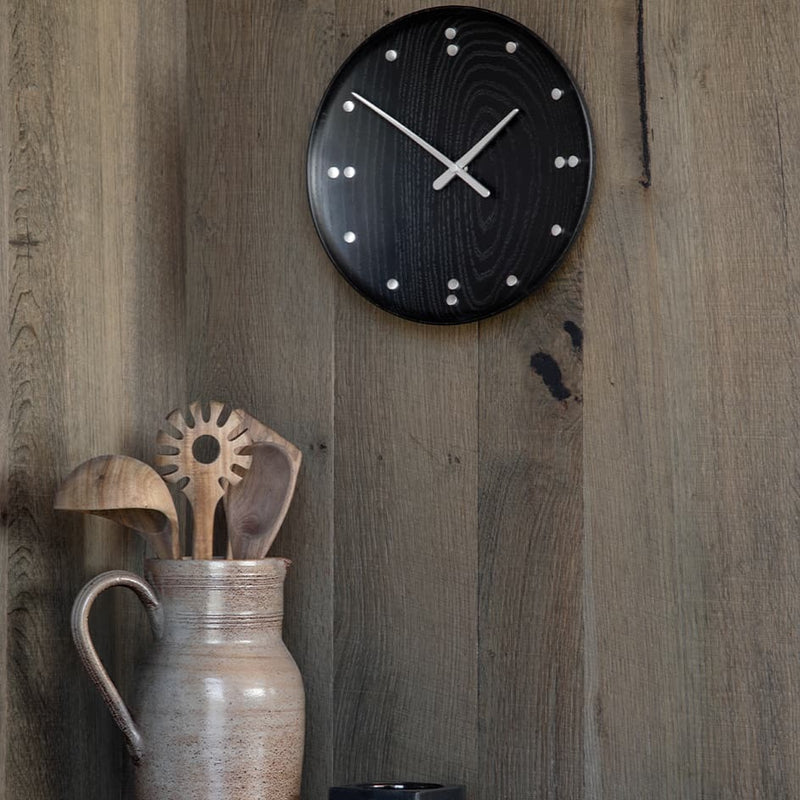 ArchitectMade Wall Clock Black Fj by Finn Juhl | Panik Design