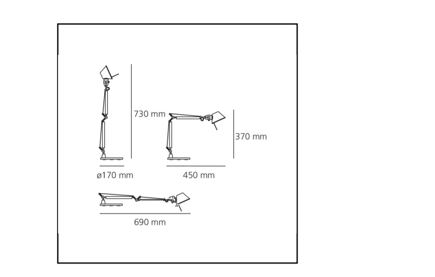 Artemide Table Light Tolomeo Micro | Panik Design