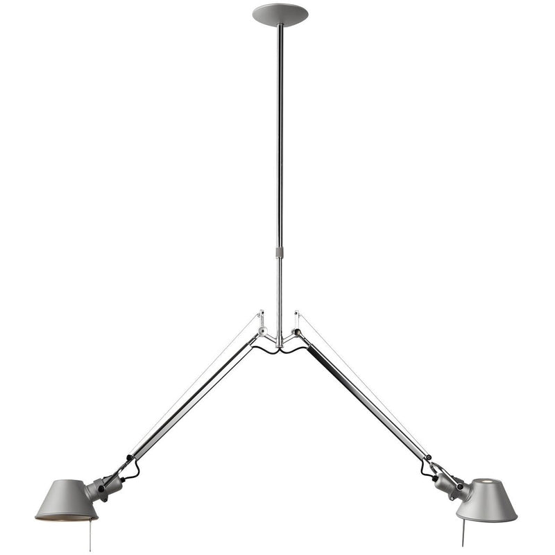 Artemide Tolomeo Suspension 2 Bracci Aluminium | Panik Design