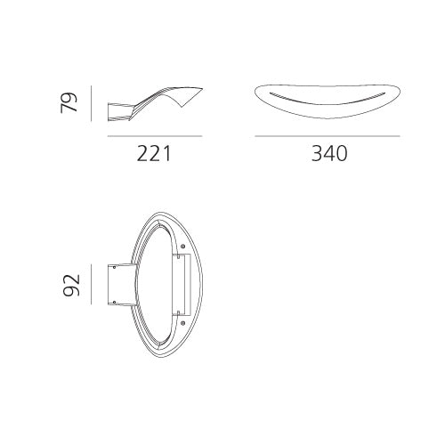 Artemide Wall Light MESMERI | Panik Design