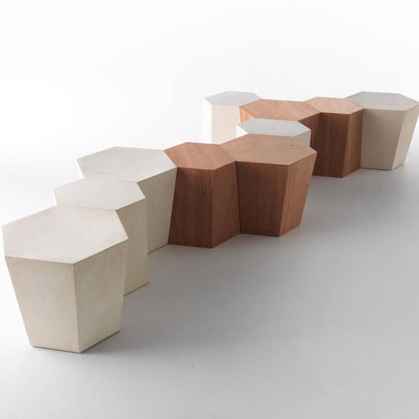 Horm - Steven Holl - Hexagon Side Table or Stool