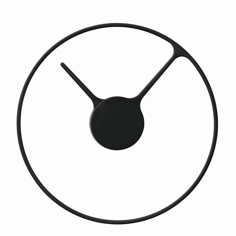 Stelton - Wall Time Clock Black Large 30cm