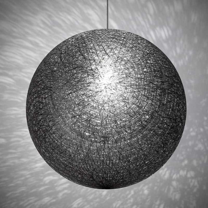 Yamagiwa - Mayuhana 2 Round Pendant Light Black