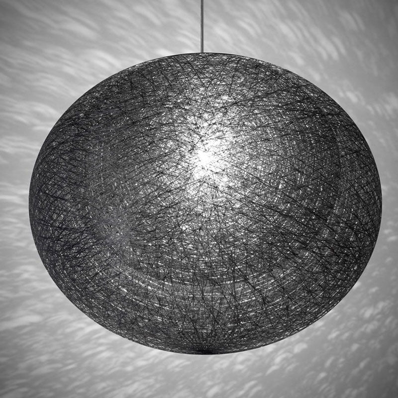 Yamagiwa Mayuhana 2 Oval Pendant Light Black