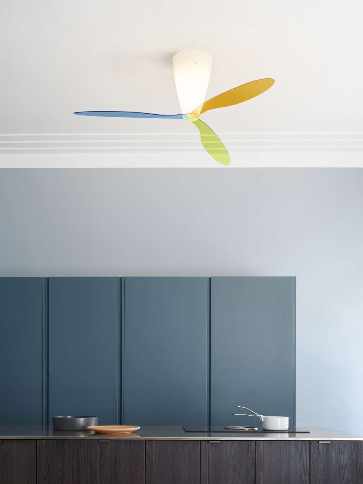 Luceplan Blow Ceiling Light and Fan