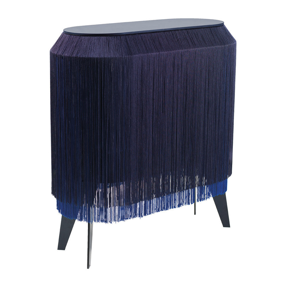 ibride Baby Alpaga Electric Blue Fringe Cabinet