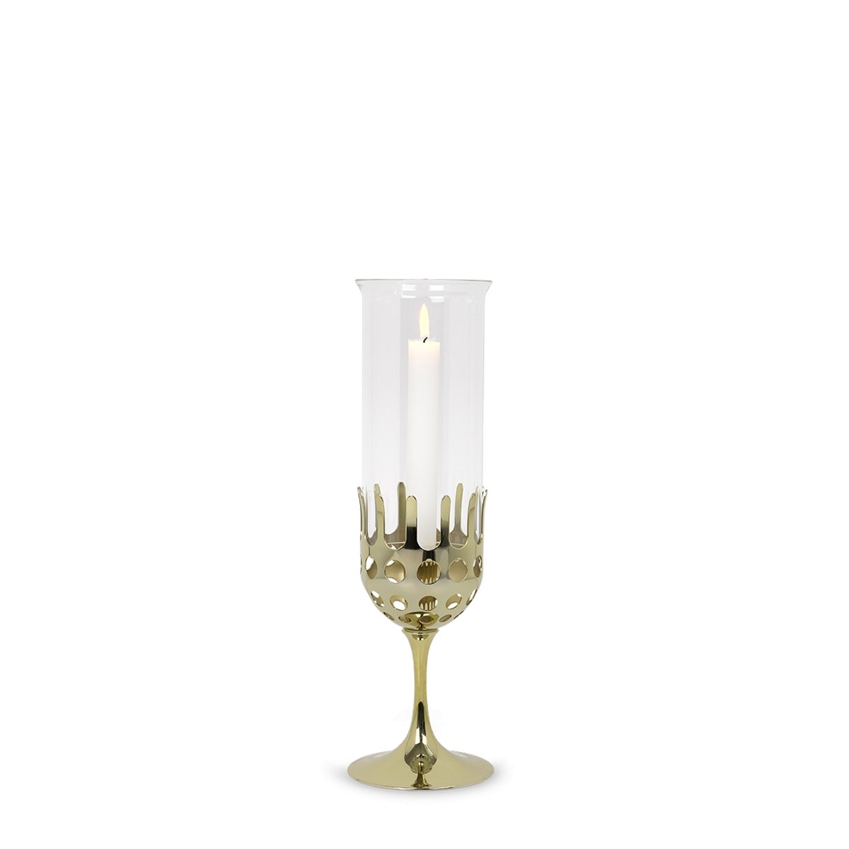 Bjorn Wiinblad Hurricane Candleholder Brass | Panik Design