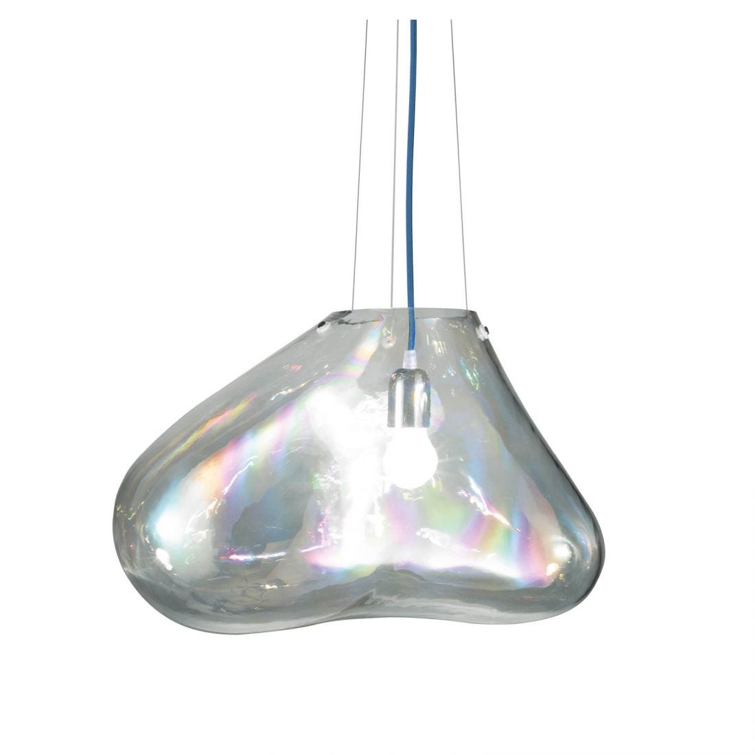 Fontana Arte Bolla Glass Suspension Light