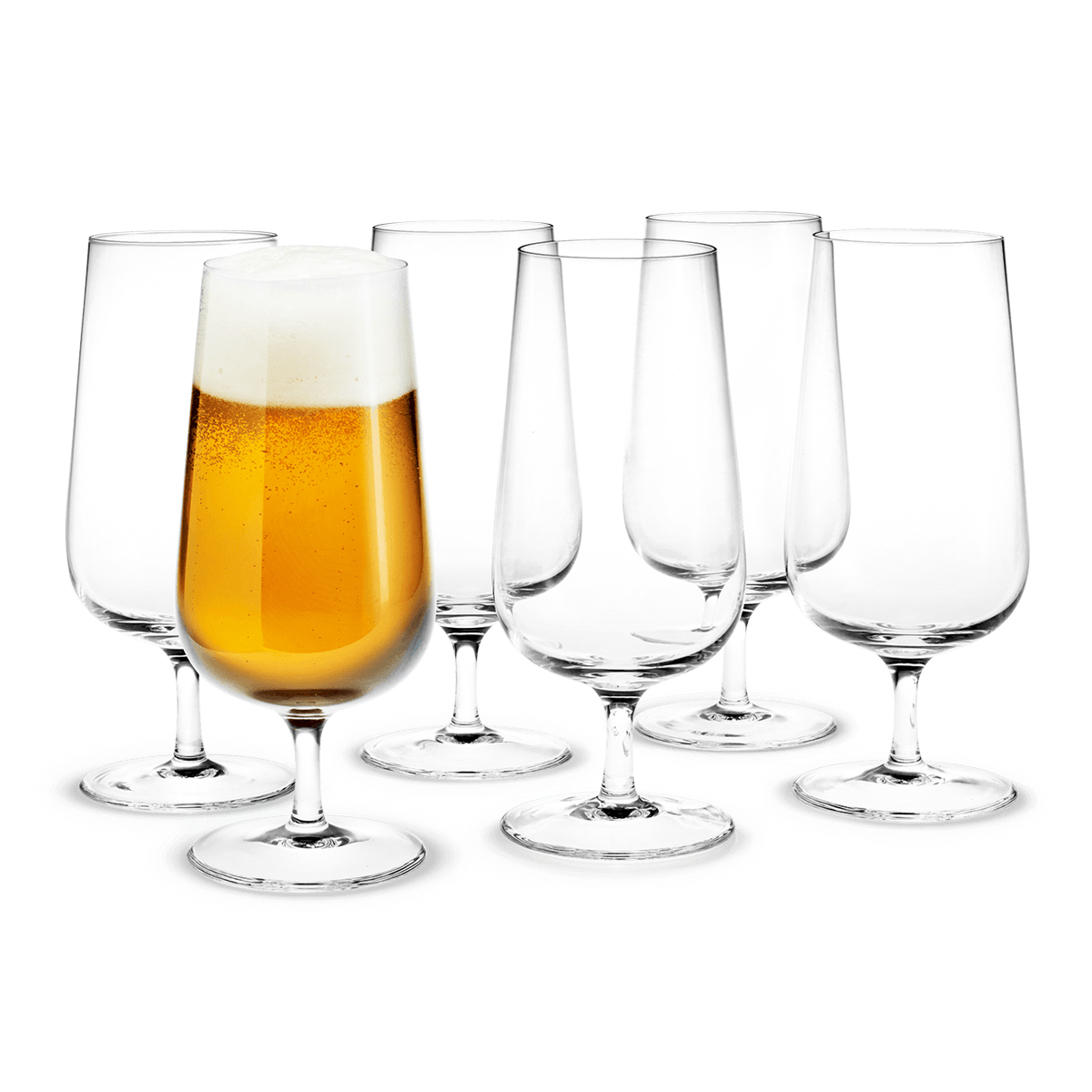 Holmegaard Bouquet Beer Glass 53cl 6pcs