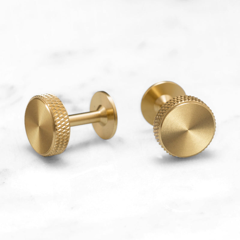 Buster and Punch Knurl Cufflinks | Panik Design