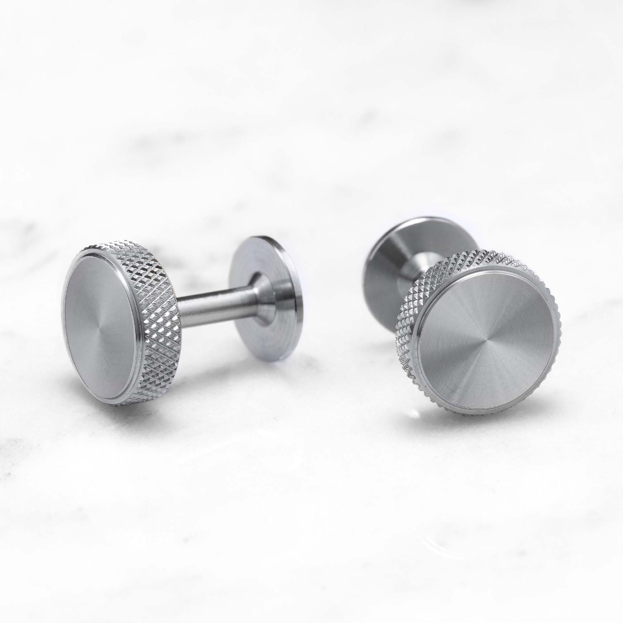 Buster and Punch Knurl Cufflinks | Panik Design