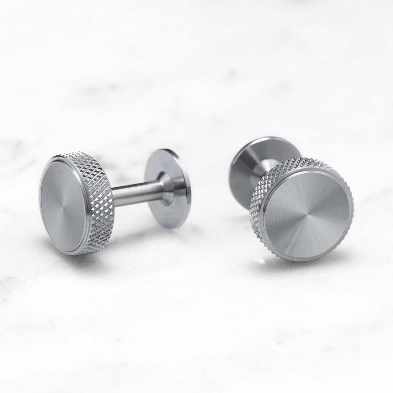 Buster and Punch Knurl Cufflinks | Panik Design