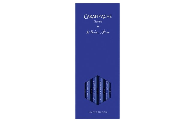 Caran d’Ache Klein Blue Graphite Pencil 4pcs | Panik Design