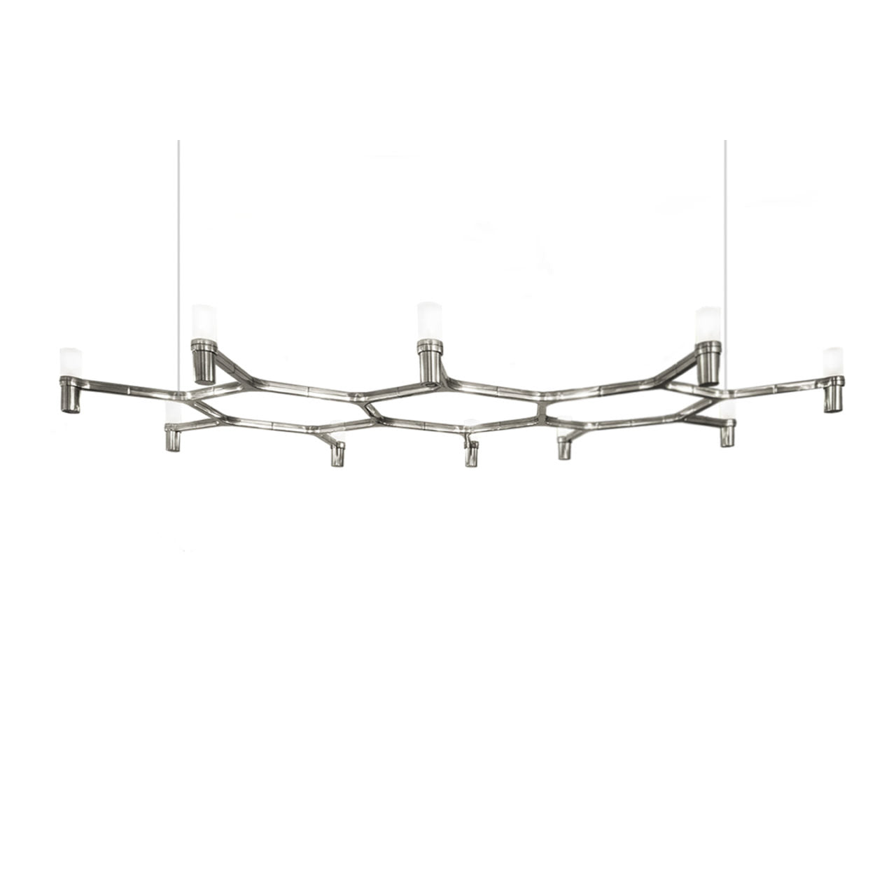 Nemo Crown Plana Suspension Light Aluminium