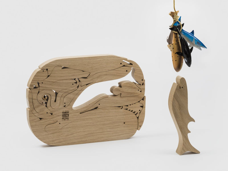 Danese Milano Fish Figures Puzzle 1973 Pesci by Enzo Mari | Panik Design