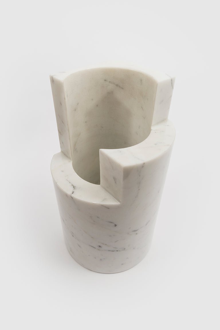 Danese Milano Marble Vase Paros H Enzo Mari Ltd Ed | Panik Design