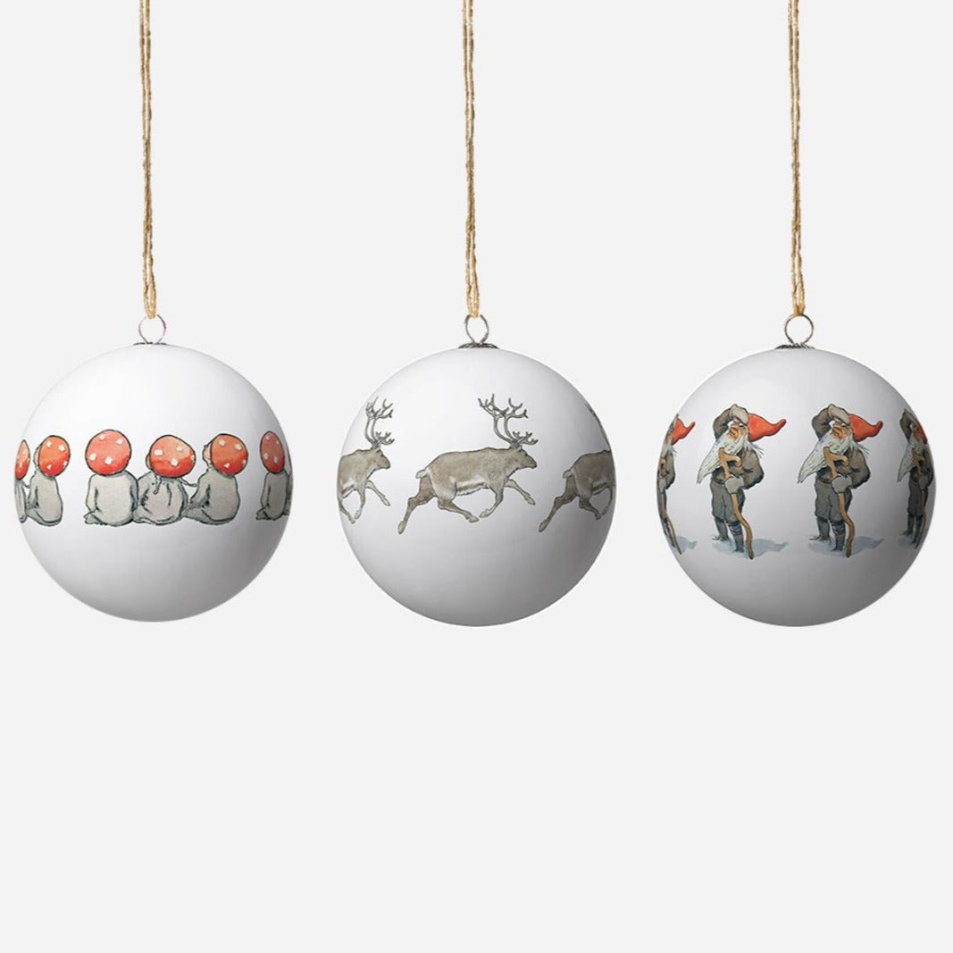 Design House Stockholm Christmas Tree Bauble 3pcs | Panik Design