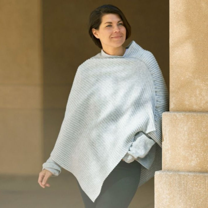 Design House Stockholm Women's Fleece Poncho | Panik Design