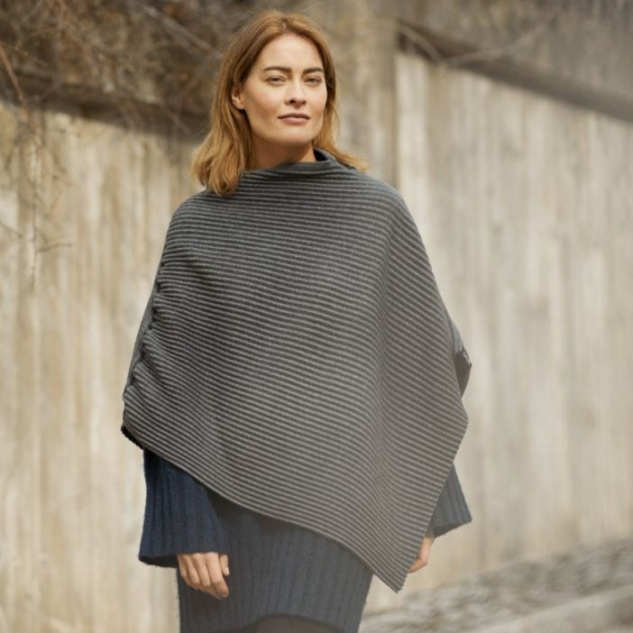 Design House Stockholm Women's Fleece Poncho | Panik Design