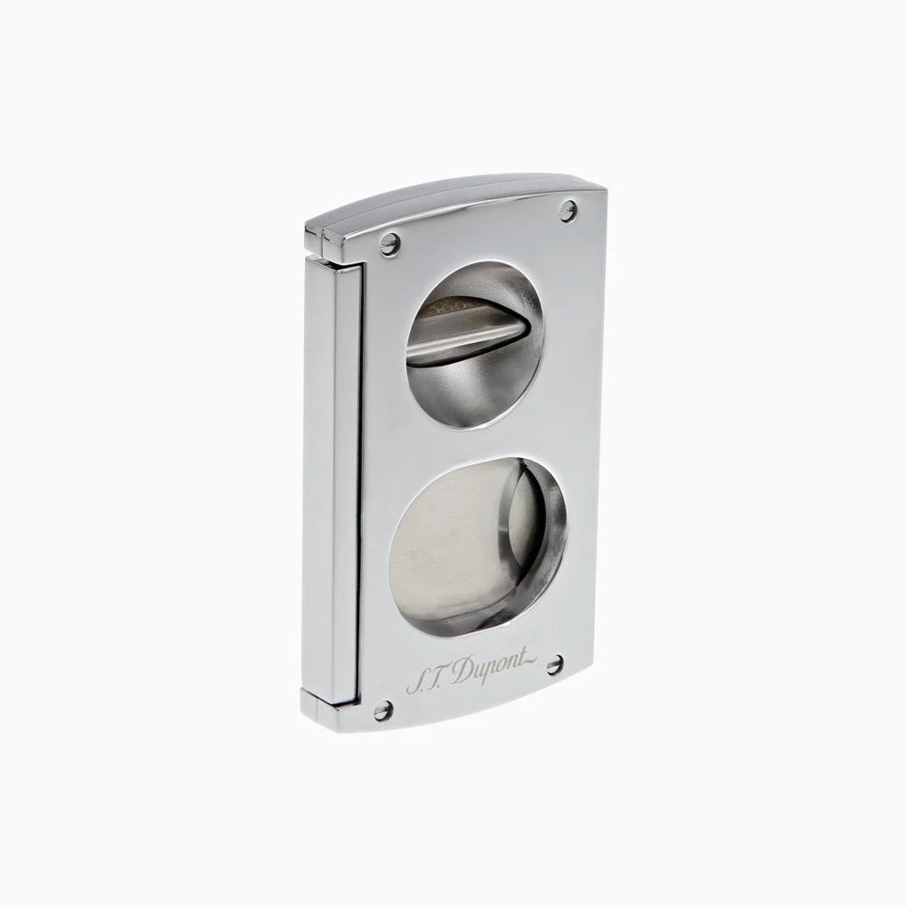 S.T. Dupont Chrome Double Blade Cigar Cutter