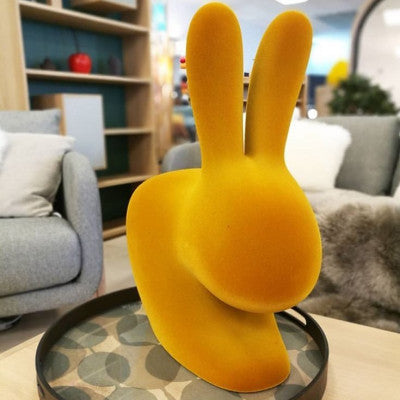 Qeeboo RABBIT Chair Velvet Finish