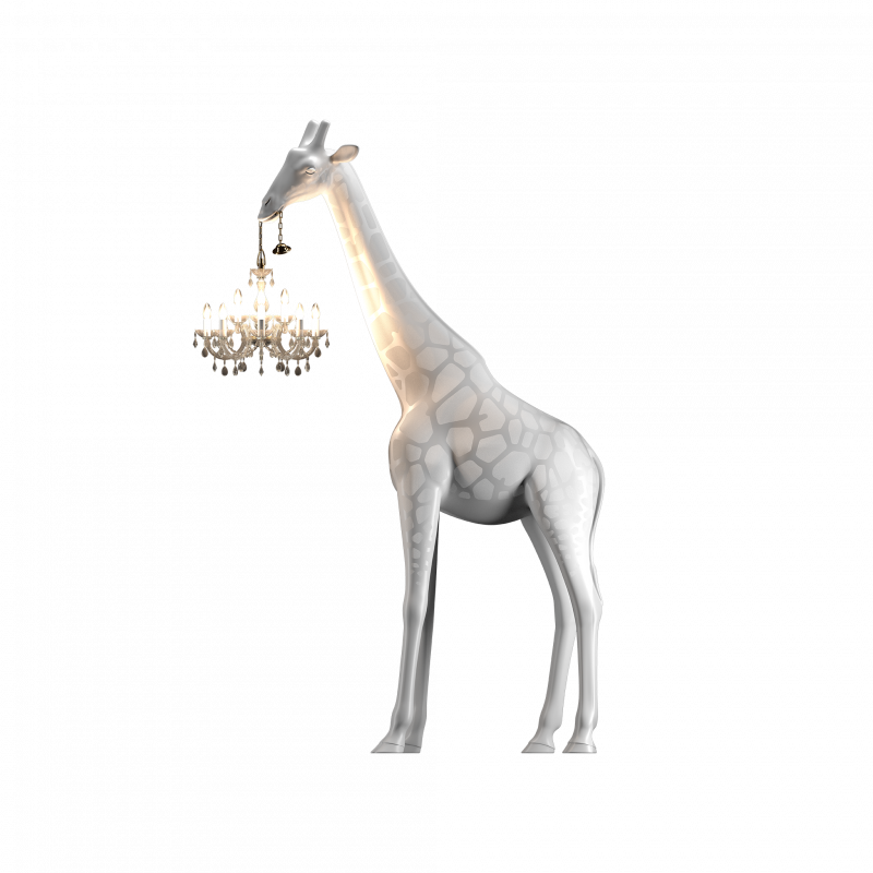 Qeeboo Giraffe in Love Floor Light M