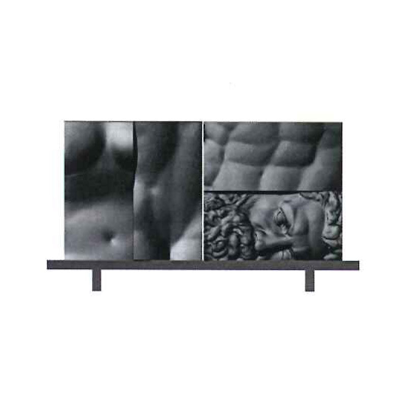 Driade - Ercolee E Afrodite Cabinet - Composition 1 Black | Panik Design