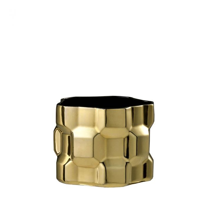 Driade Gear Vase Centrepiece Gold | Panik Design