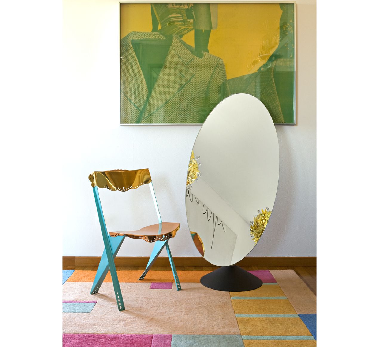 Driade Psiche Adjustable Table Floor Mirror Philippe Starck | Panik Design