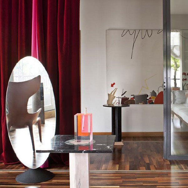 Driade Psiche Adjustable Table Floor Mirror Philippe Starck | Panik Design