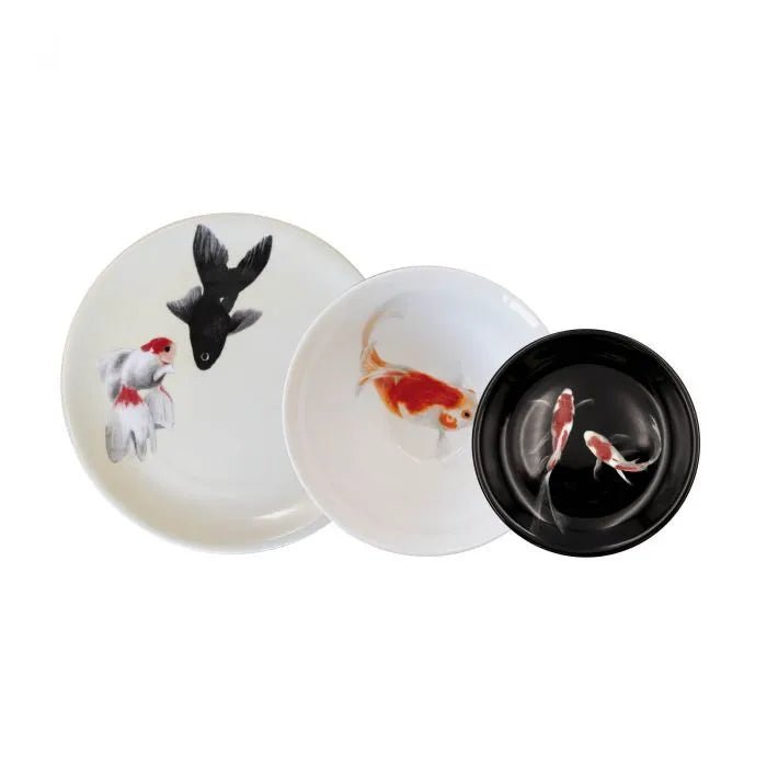 Driade The White Snow Kingyo Plate 3pcs | Panik Design