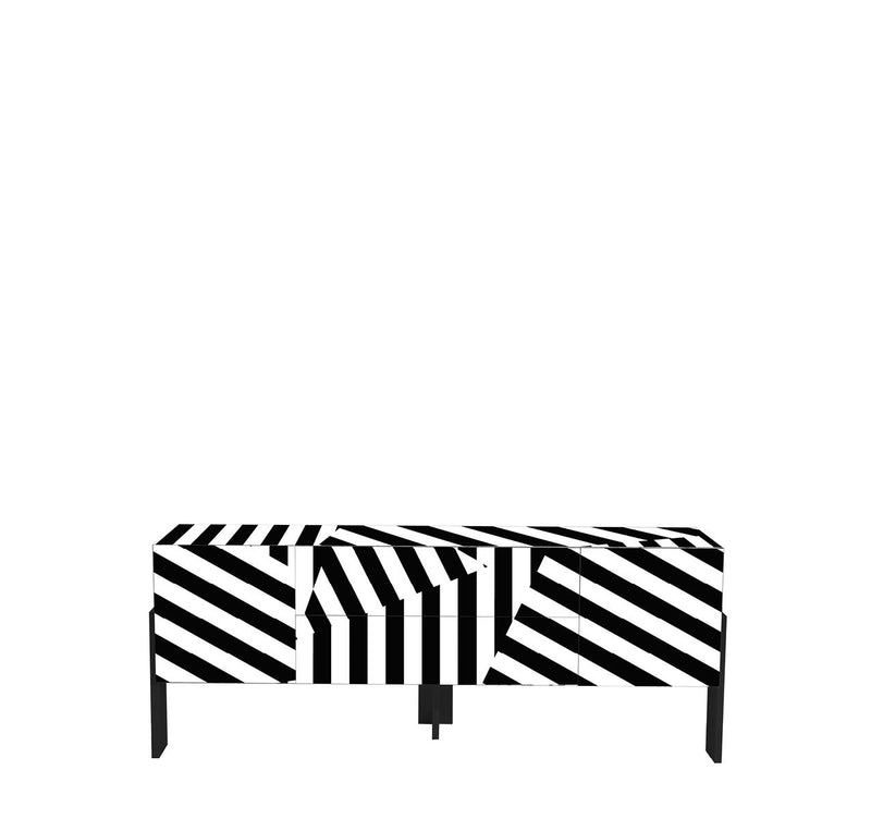 Driade Ziqqurat Striped Cabinet 1 High | Panik Design