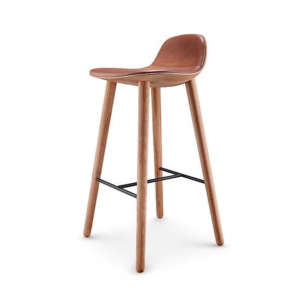 Eva Solo Abalone Oak w Leather Stool | Panik Design