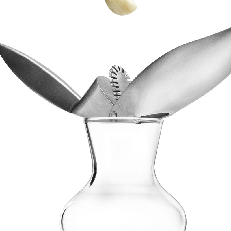 Eva Solo Garlic Press w Glass Container | Panik Design