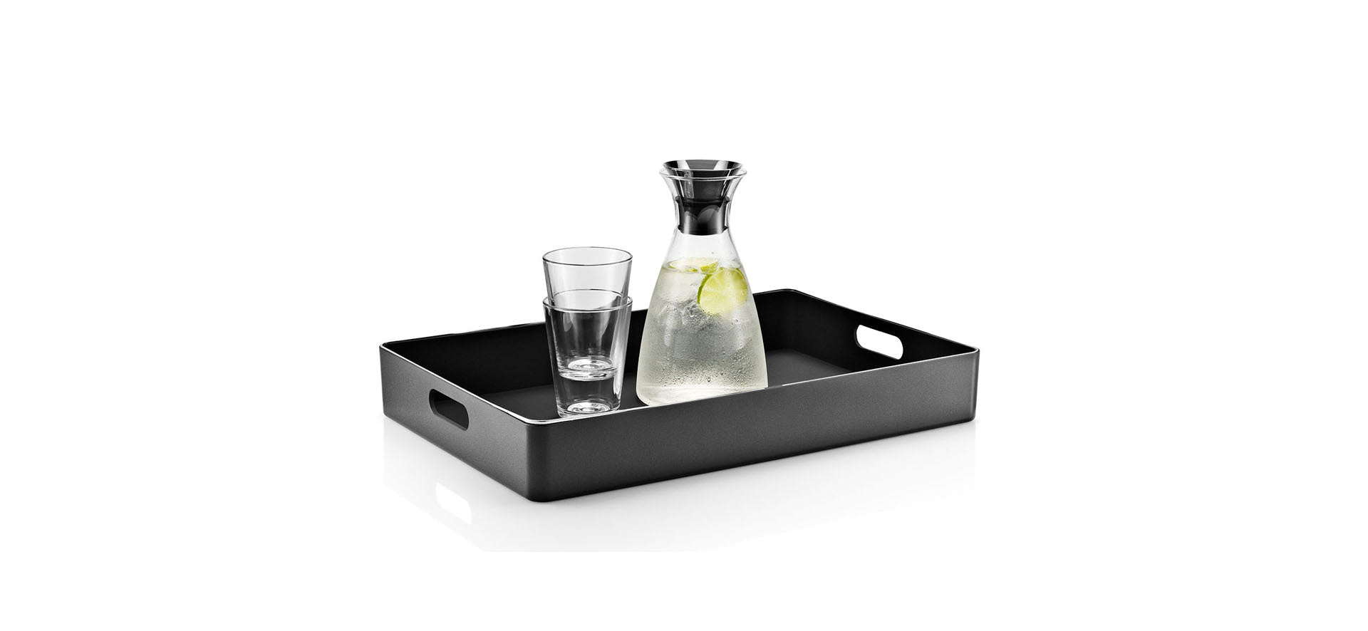 Eva Solo Serving Tray Black w Handles | Panik Design