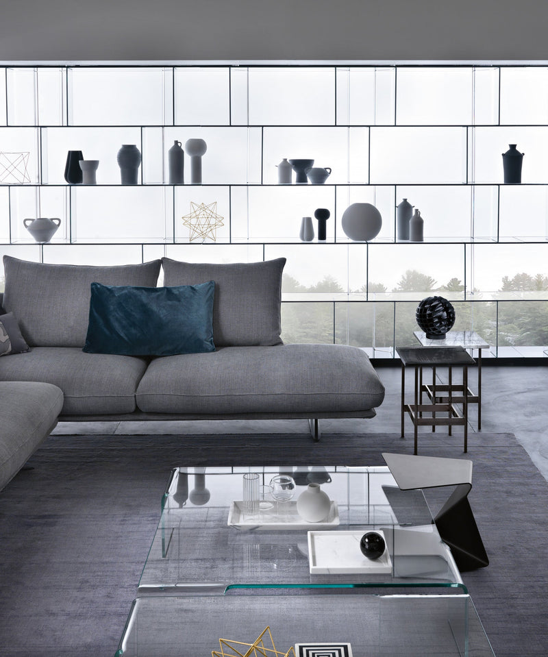 FIAM Glass Square Coffee Table NEUTRA | Panik Design