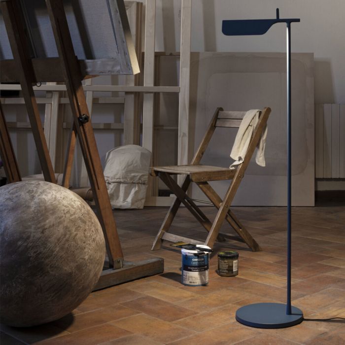 Flos Black Tab F1 Floor Light LED | Panik Design