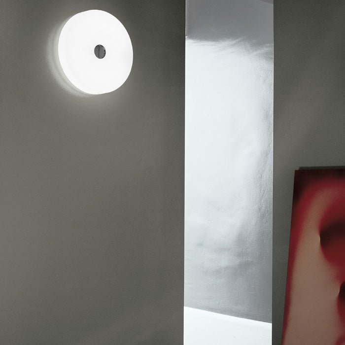 Flos Button HL Opal Glass Wall/Ceiling Light | Panik Design