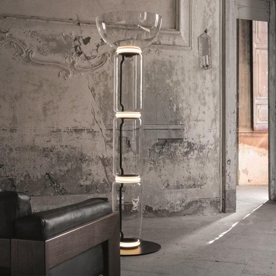 Flos Noctambule High Cylinder Bowl Floor Light | Panik Design