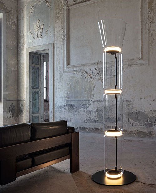 Flos Noctambule High Cylinder Cone Floor Light | Panik Design