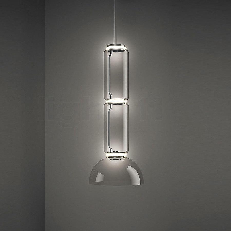 Flos Noctambule LED Low Cylinder Bowl Suspension Light | Panik Design