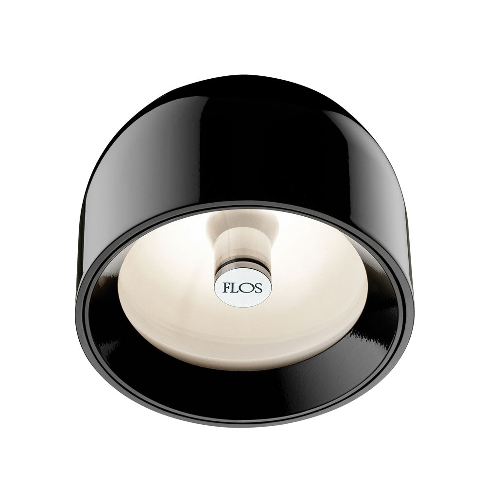 Flos - Wan Wall/Ceiling Light Black | Panik Design