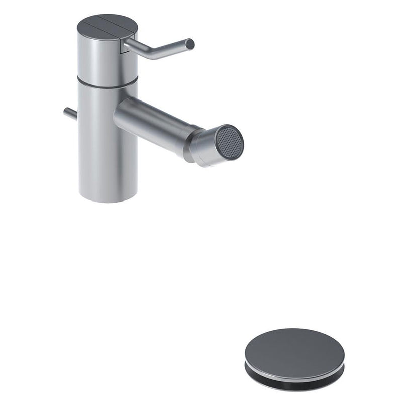 Vola w Arne Jacobsen HV4 One Handle Bidet Mixer Tap w Pop Up Waste