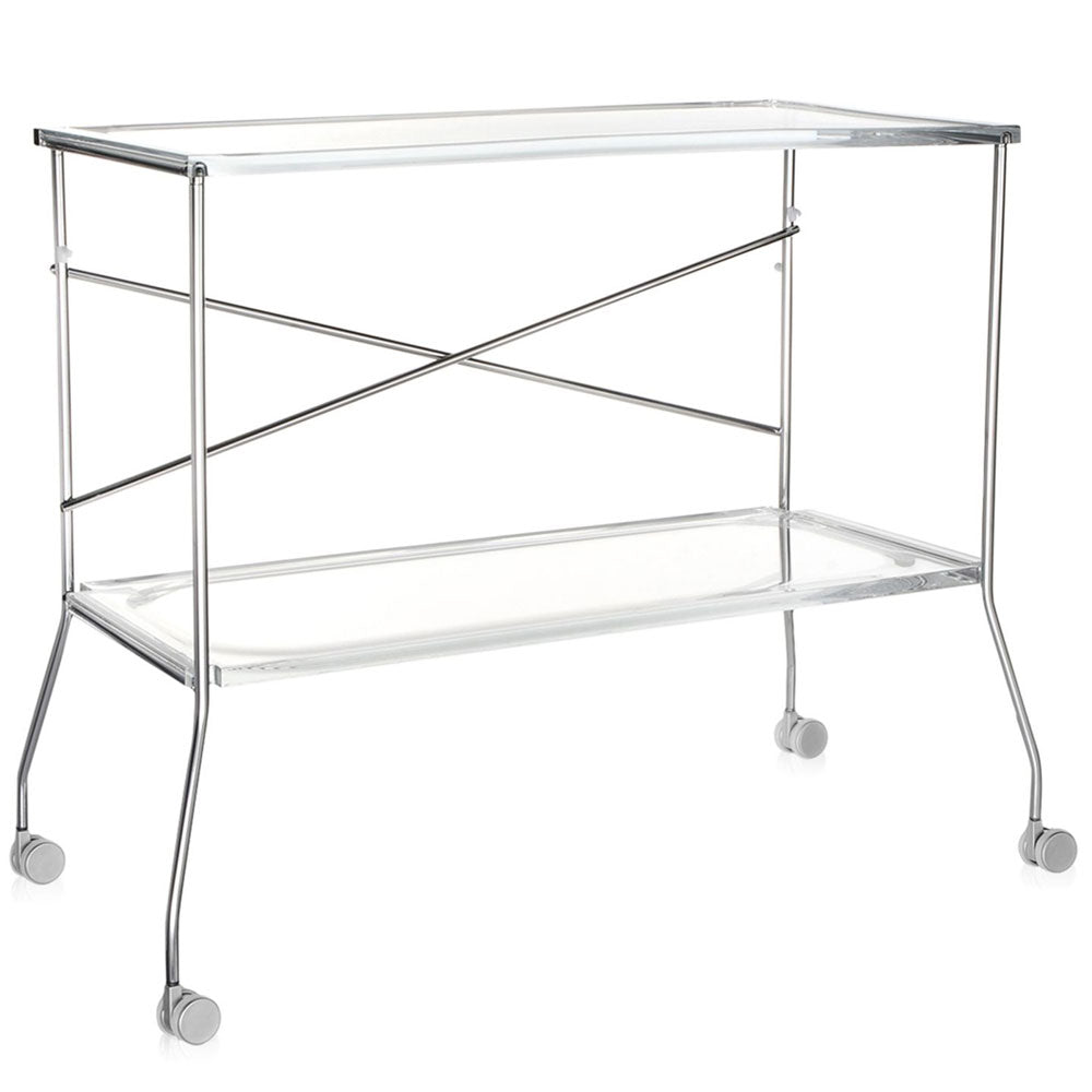 Kartell Flip Folding Trolley Crystal