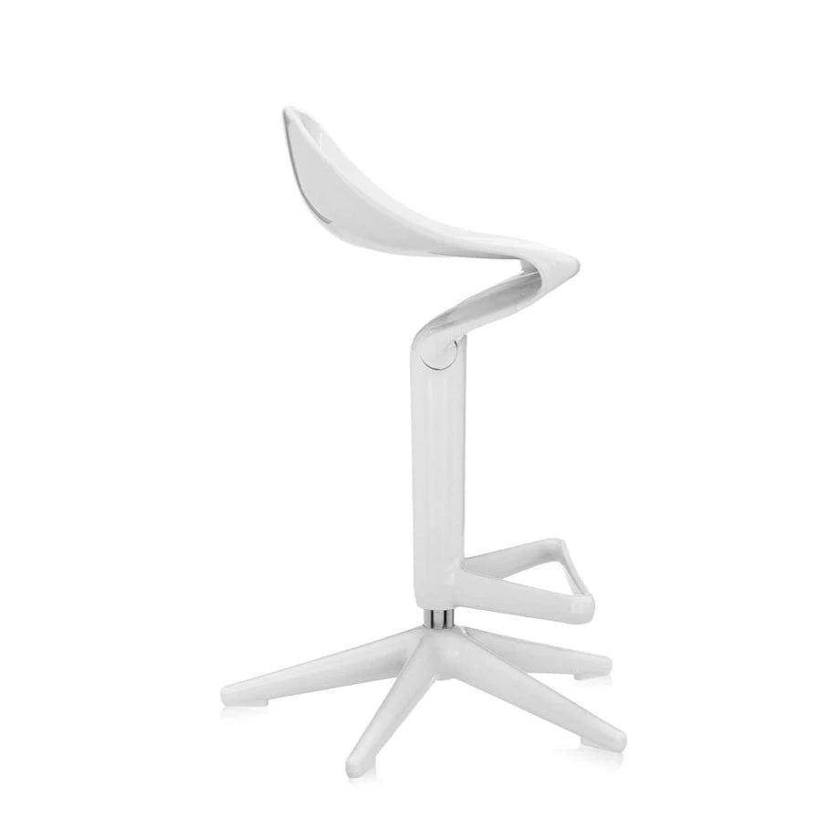 Kartell SPOON Adjustable Stool White