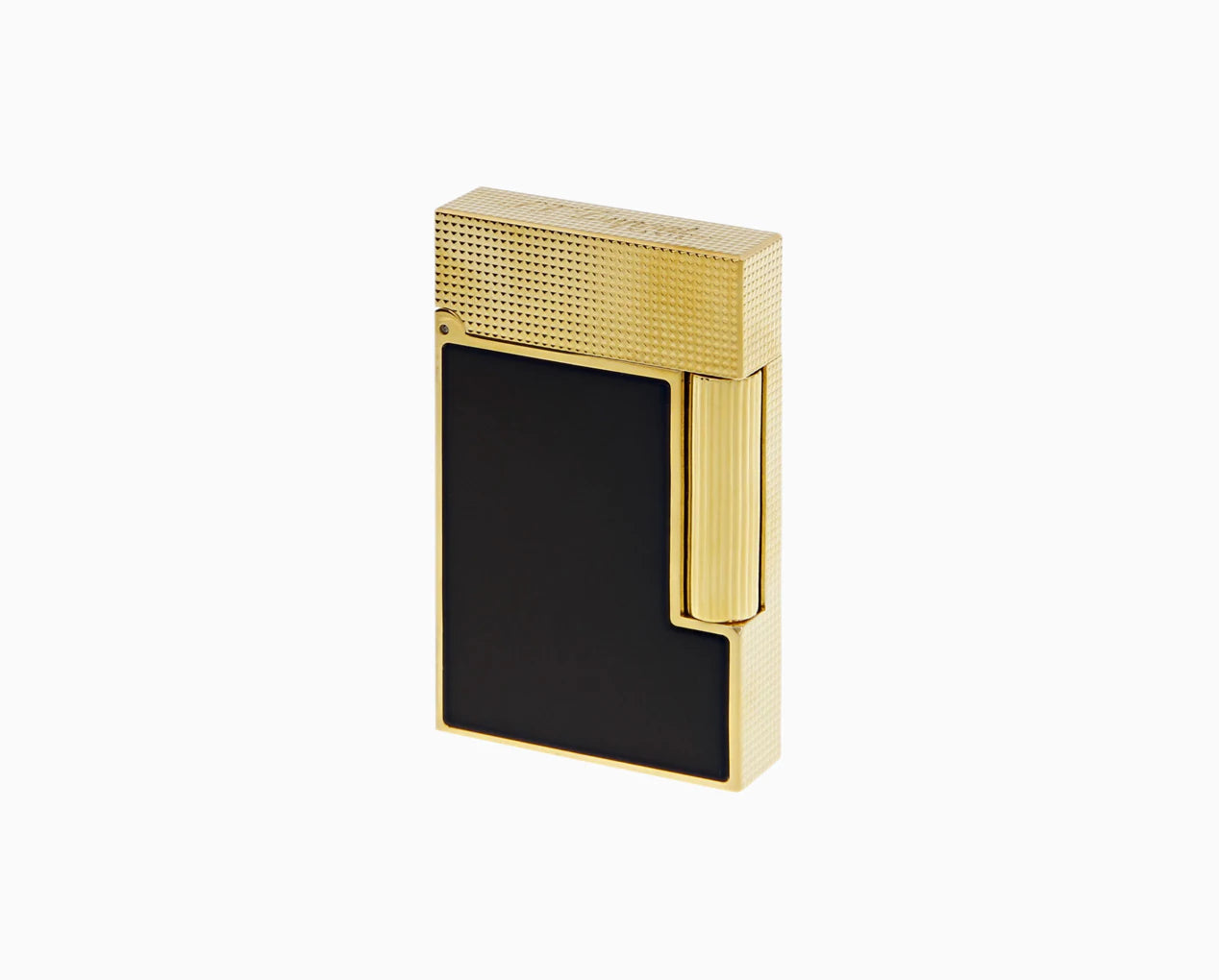 S.T. Dupont Ligne Microdiamond Yellow Gold Lighter